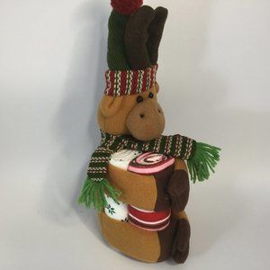 Holiday Towel & Plush Gift Set Reindeer